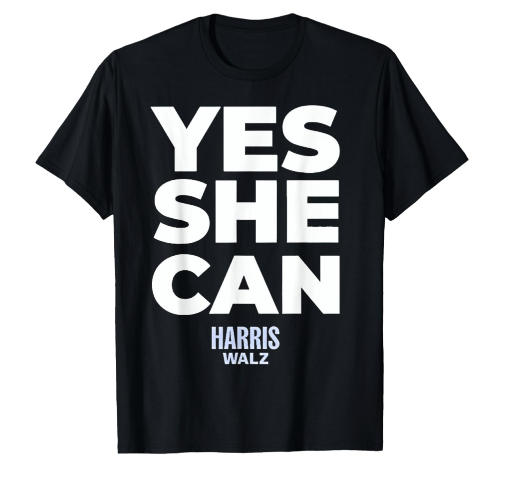 Yes She Can Harris Walz T-Shirt, Harris Walz Shirt, Harris 2024